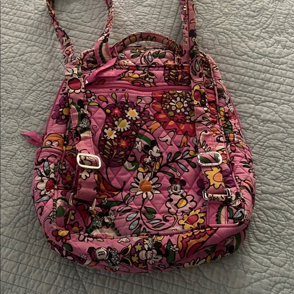 Vera Bradley Disney Pink Floral Backpack - Picture 3 of 7